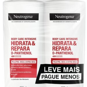 Neutrogena Hidratante Corporal Body Care Intensive Hidrata&Repara, Kit com 2 Unidades de 400ml